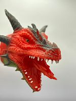(красный дракон) Игрушка перчатка на руку Дракон