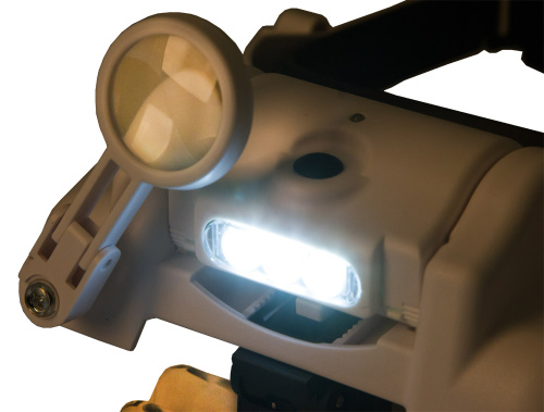 Лупа налобная с аккумулятором Levenhuk Zeno Vizor HR6 фото 7