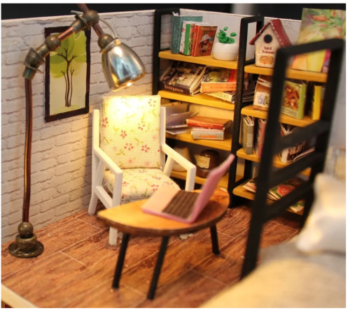 M030 Румбокс Скандинавский домик (Сборная модель) фото 6