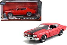 Машина Jada Fast and Furious 1:24 Dom's Chevy Chevelle SS (красный)