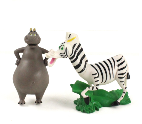 Набор фигурок из 4 шт герои мультфильма Мадагаскар фото 4