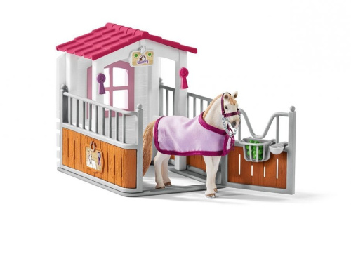 42368 Игровой набор Schleich Стойло с лузитанской кобылой фото 3