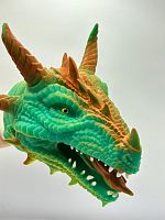 (зеленый дракон) Игрушка перчатка на руку Дракон