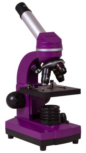Микроскоп Bresser Junior Biolux SEL 40–1600x, фиолетовый фото 8