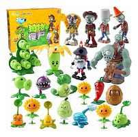 686-51 Игровой набор Зомби против Растений Plants vs Zombie (21 фигурка)