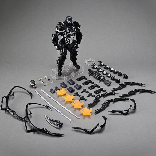 (чёрный) Фигурка Agent Venom большой набор Человек паук Веном фото 11