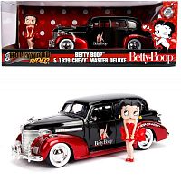 Машина Jada 1:24 Chevrolet Chevy Master Deluxe 1939 - Betty Boop (с фигуркой Бетти Буп)