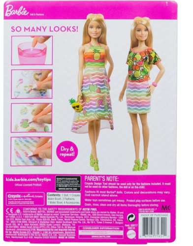 Кукла Barbie Крайола Радужный фруктовый сюрприз, 29 см, GBK17 (GBK18) фото 4