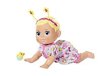 Baby Born 825884 Забавные лица - ползающая интерактивная кукла, 36см