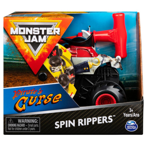 Машинка Пират Monster Jam  Spin Rippers Pirates curse, 1:43 фото 4