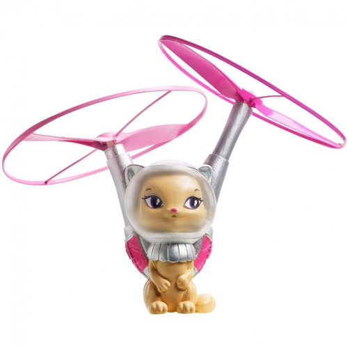 Кукла с летающим котом Попкорном из серии Barbie и космические приключения Барби DWD24 фото 6
