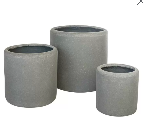 Горшок для цветов Nobilis Marco Sandy grey Cylinder (Конкрит) D40хH40 см фото 4