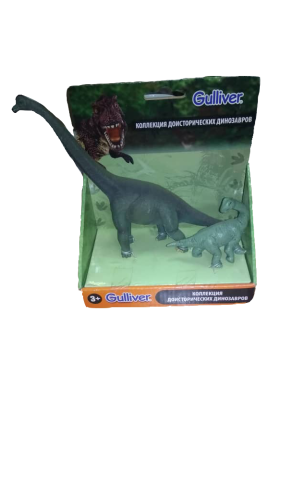 Фигурка из коллекции доисторических динозавров  Брахиозавр и детеныш Gulliver 89172 фото 2