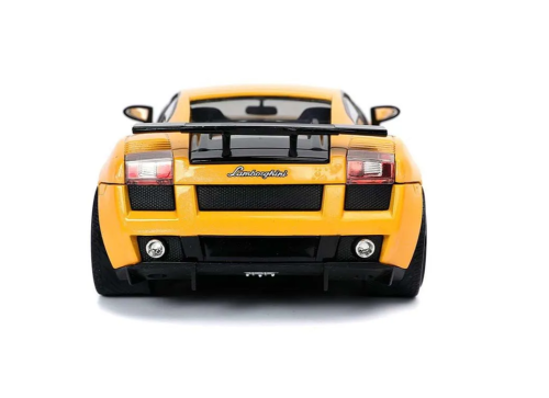 Машина Jada Fast and Furious 1:24 Lamborghini Gallardo Superleggera (Желтый) фото 6