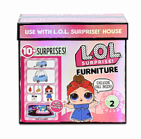 (дорожное путешествие) Игровой набор L.O.L. Surprise Furniture Road Trip with Can Do Baby, Серия 2, 564928