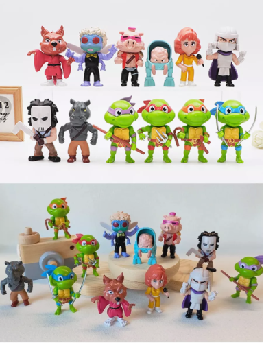 Набор фигурок героев Черепашки Ниндзя (12шт) фото 3