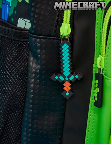 Рюкзак школьный Майнкрафт Крипер классический фото 2