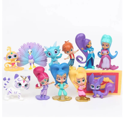 (Шиммер и Шайн) Набор фигурок из 12 шт Shimmer and Shine (4-7 см)