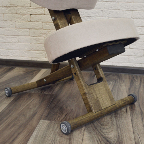 ЭКО коленный стул "ОЛИМП" на деревянной основе фото 16