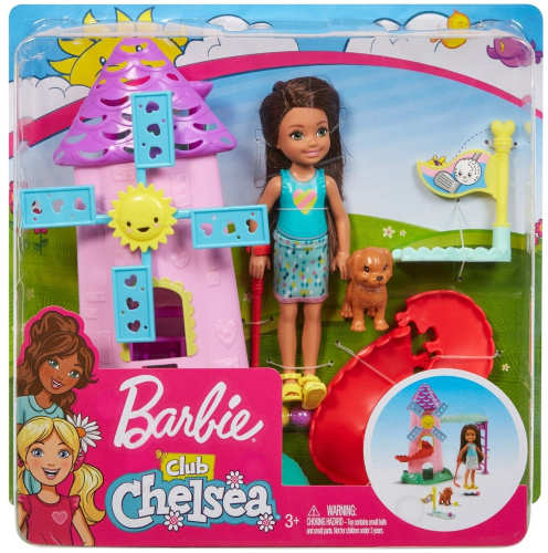 Набор Barbie Челси и набор мебели FRL85 мини-гольф фото 2