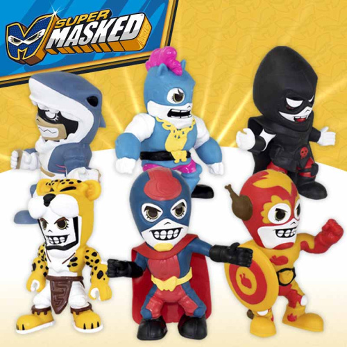 SM003BP Тянущаяся фигурка Supermasked со звуковыми датчиками фото 2