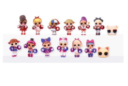 (синий) Кукла-сюрприз L.O.L. Surprise All-Star B.B.s Sports Series 2 Cheer Team Sparkly Dolls 571780 фото 6
