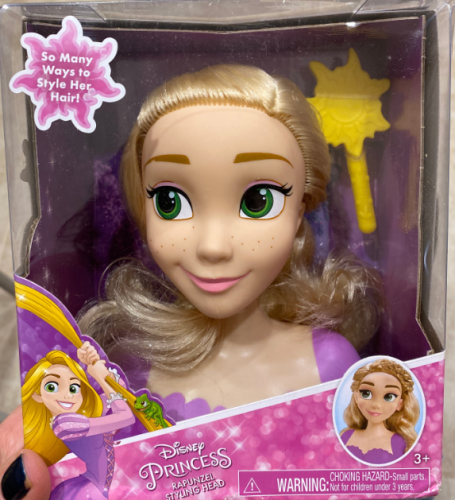 Princess Rapunzel Styling Head Голова манекен Рапунцель для причесок 16 см фото 2