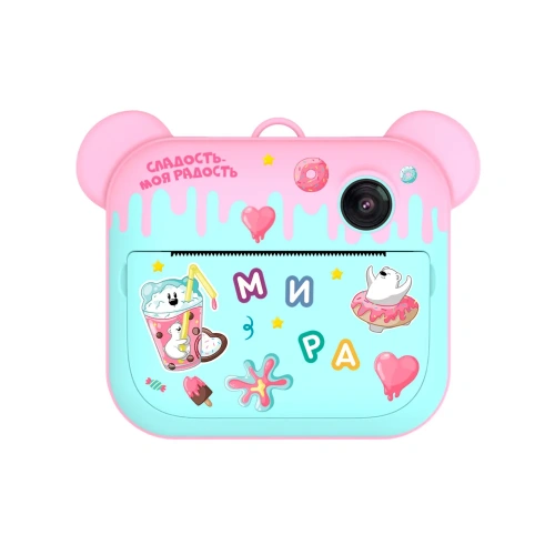 Фотоаппарат моментальной печати LUMICAM PRINTY DK04 (PINK PAINT) фото 2