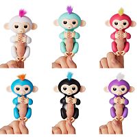 Интерактивная обезьянка monkey Fingerlings 12 см