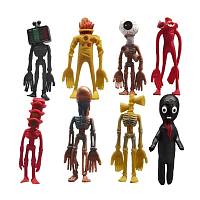 Набор фигурок из 8 шт Сиреноголовый 9 см