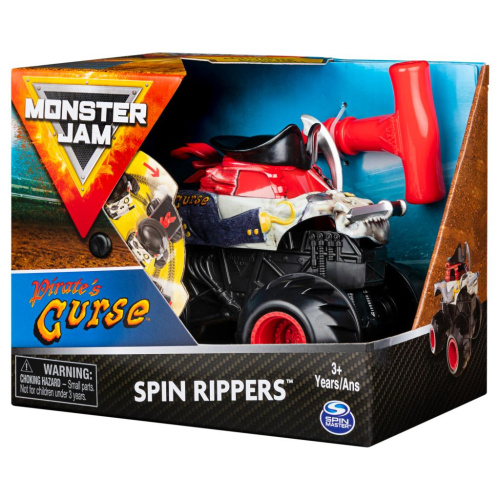Машинка Пират Monster Jam  Spin Rippers Pirates curse, 1:43 фото 5