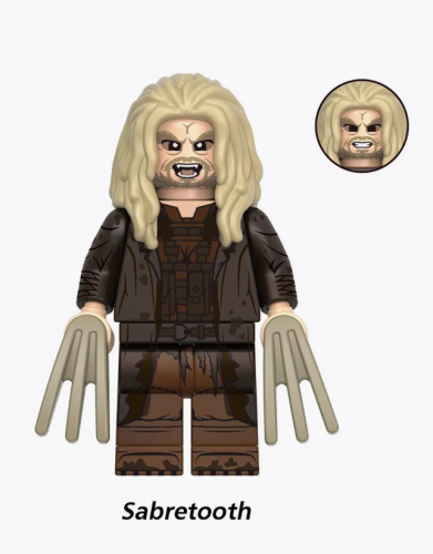 G0177 Минифигурки Люди Икс Росомаха, Дэдпул 6шт (4.5см) фото 3