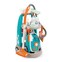 330309 Детская тележка для уборки с пылесосом Smoby