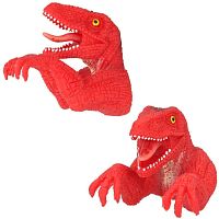 (красный) Пальчиковая кукла-динозавр Dino World