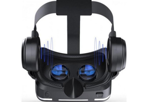 Очки виртуальной реальности VR SHINECON с наушниками фото 3