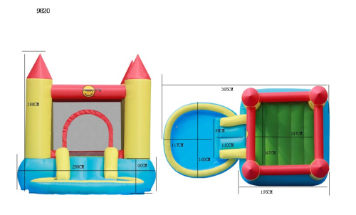 Надувной батут Happy Hop 9820