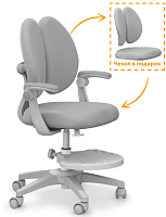 Детское кресло Mealux Sprint Duo Grey (арт. Y-412 G) - обивка серая однотонная (одна коробка)