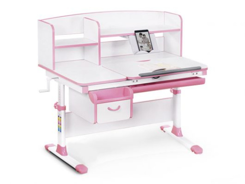 Детский стол Mealux Evo-50 розовый