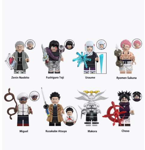 WM6200 Набор минифигурок Магическая битва 8шт (4.5см)