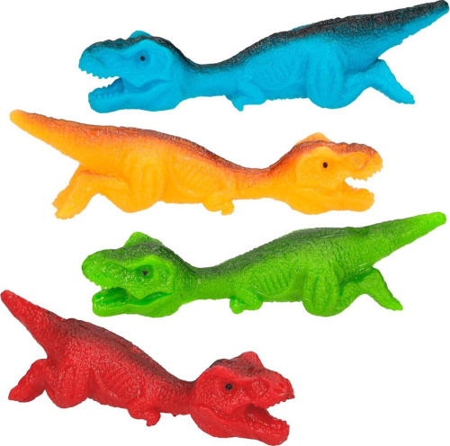 (желтый) Катапульта Динозавр игрушка-антистресс Dino World фото 9