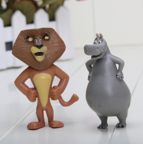 Набор фигурок из 4 шт герои мультфильма Мадагаскар фото 5