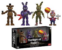 (№2) Набор фигурок Аниматроники ФНАФ / Пять ночей у Фредди FNAF (4 фигурки по 5 см)
