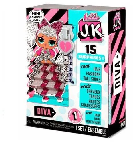 Кукла L.O.L. Surprise! Mini Fashion Doll JK Diva Серия 1 Мини Модницы Дива 570752 (розовый) фото 7