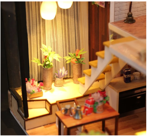 M030 Румбокс Скандинавский домик (Сборная модель) фото 7