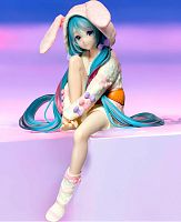 Фигурка аниме Хацунэ Мику Пижама с кроличьими ушками / FuRyu Hatsune Miku Rabbit Ear Pajamas Noodle Stopper Figure