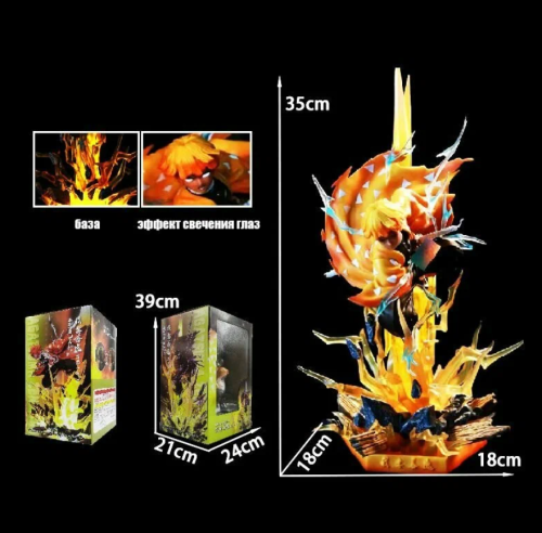 30 см Аниме фигурка Клинок рассекающий демонов (Demon Slayer) с подсветкой фото 8