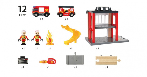 33833 BRIO Игровой набор "Пожарное отделение" фото 3