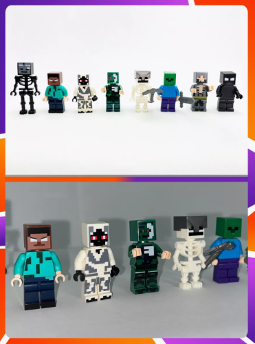 Большой набор фигурок майнкрафт Minecraft (30 фигурок) фото 7