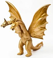 Фигурка Годзилла Гидора (Гидра) Ghidorah 18см золотая