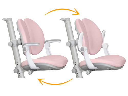 Детское кресло Mealux Ortoback Duo Plus Pink  (арт. Y-510 KP Plus) розовый фото 5